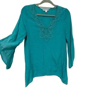 Counterparts Blue Blouse Size Medium